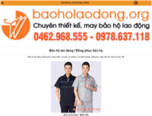 Tablet Screenshot of baoholaodong.org